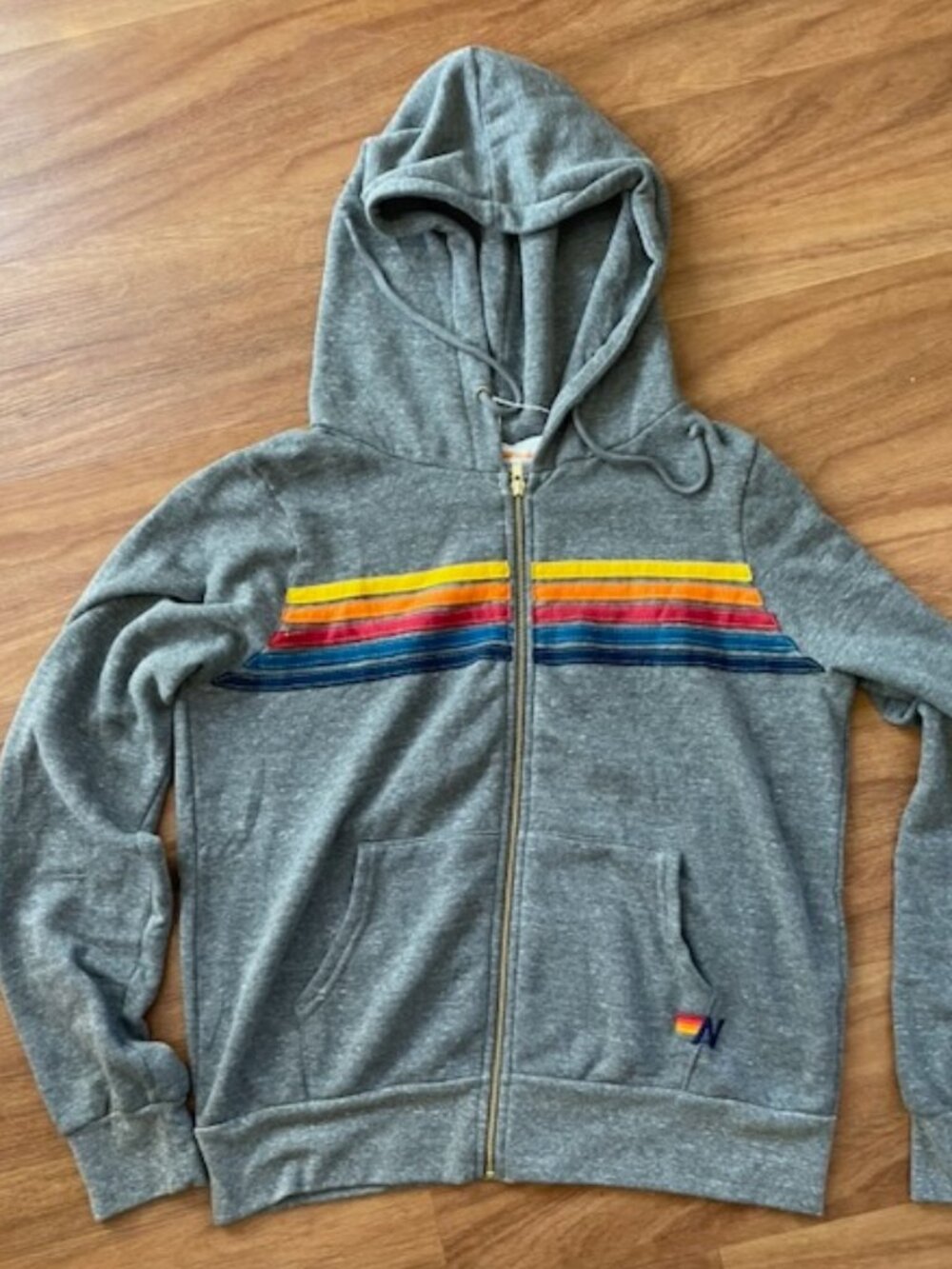 Aviator Nation full zip hoodie, women's medium, soft poly/cotton blend, NWT